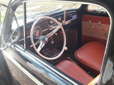 1960 VW FaltdachkÃ¤fer "Slammed sixty in Schwarz